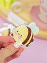 Bumblebutt Glittery Kawaii Fridge Magnet | Cute Bumble Bee Kitchen Decor - Katnipp Studios