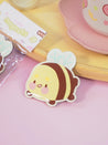 Bumblebutt Glittery Kawaii Fridge Magnet | Cute Bumble Bee Kitchen Decor - Katnipp Studios