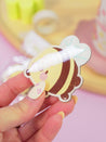 Bumblebutt Glittery Kawaii Fridge Magnet | Cute Bumble Bee Kitchen Decor - Katnipp Studios