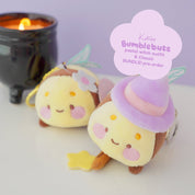 Bumblebutt Halloween Duo Bundle | Pastel Witch Bee Keychain & Sakura Bee Plush Keychain 🎃🌸 Katnipp character product