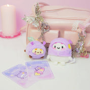 Bumblebutt & Marshie Space Plush Keychain Bundle | Kawaii Bee & Astronaut Bag Charm Set Katnipp character product