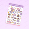 Bumblebutt Pastel Witch Halloween Kawaii Planner Sticker Sheet | PW 006 - Katnipp Studios