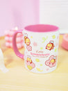 Bumblebutt Sakura Ceramic Mug | Kawaii Katnipp Bumblebee Drinkware - Katnipp Studios