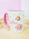 Bumblebutt Sakura Ceramic Mug | Kawaii Katnipp Bumblebee Drinkware - Katnipp Studios