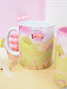 Bumblebutt Sakura Scene Ceramic Mug | Personalised Kawaii Springtime Drinkware | Katnipp Bumblebee Mug - Katnipp Studios