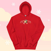 Candy Cane Lane Christmas Hoodie | Bumble Bee Kawaii Holiday Apparel | Festive Winter Clothing Katnipp character product