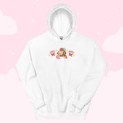 Candy Cane Lane Christmas Hoodie | Bumble Bee Kawaii Holiday Apparel | Festive Winter Clothing Katnipp character product