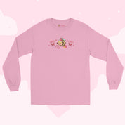 Candy Cane Lane Christmas Long Sleeve Shirt | Bumble Bee Kawaii Holiday Apparel | Festive Winter Clothing Katnipp character product