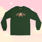 Candy Cane Lane Christmas Long Sleeve Shirt | Bumble Bee Kawaii Holiday Apparel | Festive Winter Clothing Katnipp character product