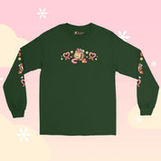 Candy Cane Lane Christmas Long Sleeve Shirt | Bumblebutt the Bumble Bee Holiday Apparel | Festive Winter Clothing Katnipp character product