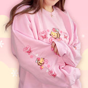 Candy Cane Lane Christmas Sweater Jumper | Kawaii Bumble Bee Holiday Apparel | Festive Winter Clothing Katnipp character product