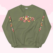 Candy Cane Lane Christmas Sweater Jumper | Kawaii Bumble Bee Holiday Apparel | Festive Winter Clothing Katnipp character product