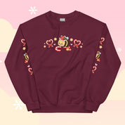 Candy Cane Lane Christmas Sweater Jumper | Kawaii Bumble Bee Holiday Apparel | Festive Winter Clothing Katnipp character product