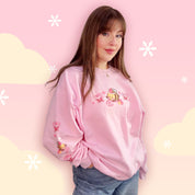 Candy Cane Lane Christmas Sweater Jumper | Kawaii Bumble Bee Holiday Apparel | Festive Winter Clothing Katnipp character product