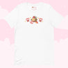 Candy Cane Lane Christmas T-Shirt | Bumble Bee Kawaii Holiday Apparel | Festive Lightweight Winter Clothing - Katnipp Studios