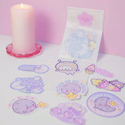 Celestial Kawaii Vinyl Sticker Pack - 9 Glossy Die-Cut Stickers Katnipp character product