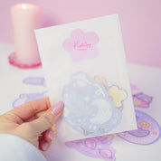 Celestial Kawaii Vinyl Sticker Pack - 9 Glossy Die-Cut Stickers Katnipp character product
