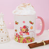 Christmas Ceramic Mug | Candy Cane Lane Academy | Bumblebutt & Sprinkle Spruce Holiday Cup - Katnipp Studios