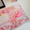 Christmas Gingie & Spice Gaming Desk Pad | Large Festive Mouse Pad - Katnipp Studios