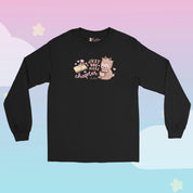 Cinnamon Bookish Kawaii Long Sleeve Shirt | Cute Reader Character T-Shirt Katnipp character product