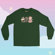 Cinnamon Bookish Kawaii Long Sleeve Shirt | Cute Reader Character T-Shirt Katnipp character product