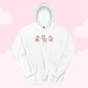 Cinnamon the Chubby Reindeer Christmas Hoodie | Cute Holiday Hoodie | Festive Kawaii Winter Apparel Katnipp character product
