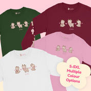 Cinnamon the Chubby Reindeer Christmas Long Sleeve T-Shirt | Cute Christmas Holiday Apparel | Cosy Winter Comfort Katnipp character product