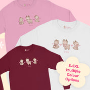 Cinnamon the Chubby Reindeer Christmas Long Sleeve T-Shirt | Cute Holiday Apparel | Festive Winter Wardrobe Essential Katnipp character product