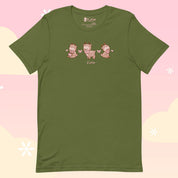 Cinnamon the Chubby Reindeer Christmas T-Shirt | Kawaii Holiday Festive Winter Tee Katnipp character product