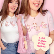 Cinnamon the Chubby Reindeer Christmas T-Shirt | Kawaii Holiday Festive Winter Tee Katnipp character product