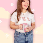 Cinnamon the Chubby Reindeer Christmas T-Shirt | Kawaii Holiday Festive Winter Tee Katnipp character product