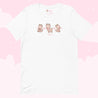 Cinnamon the Chubby Reindeer Christmas T-Shirt | Cute Kawaii Holiday Apparel | Lightweight Festive Christmas Tee for Winter Comfort - Katnipp Studios