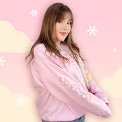 Cinnamon the Chubby Reindeer Cute Christmas Sweater | Festive Holiday Season Kawaii Sweatshirt | Cozy Warm Winter Sweater Katnipp character product