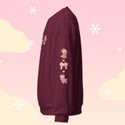 Cinnamon the Chubby Reindeer Cute Christmas Sweater | Festive Holiday Season Kawaii Sweatshirt | Cozy Warm Winter Sweater Katnipp character product