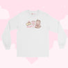 Cinnamon the Chubby Reindeer Long Sleeve Shirt | “Just One More Chapter” Kawaii Book Lover’s Cozy Apparel - Katnipp Studios