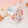 Cosy Autumn Pumpkin Spice Mug | Kawaii Pumpkin Coffee Cup with "Cosy Nights & Pumpkin Spice" Quote - Katnipp Studios