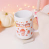 Cosy Autumn Pumpkin Spice Mug | Kawaii Pumpkin Coffee Cup with "Cosy Nights & Pumpkin Spice" Quote - Katnipp Studios