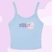 Cozy & Cosmic Celestial Vest Top | Kawaii Y2K Space Tank Katnipp character product
