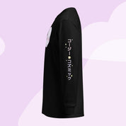 Cozy & Cosmic | Heavyweight Long Sleeve Shirt with Japanese Sleeve Design | Celestial Kawaii Apparel Katnipp character product