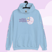 Cozy & Cosmic Hoodie | Celestial Kawaii with Japanese Sleeve Design Katnipp character product