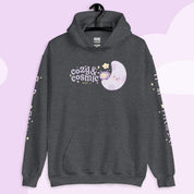 Cozy & Cosmic Hoodie | Celestial Kawaii with Japanese Sleeve Design Katnipp character product