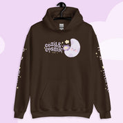 Cozy & Cosmic Hoodie | Celestial Kawaii with Japanese Sleeve Design Katnipp character product