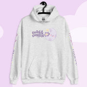 Cozy & Cosmic Hoodie | Celestial Kawaii with Japanese Sleeve Design Katnipp character product