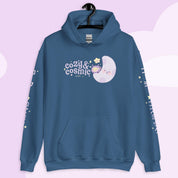 Cozy & Cosmic Hoodie | Celestial Kawaii with Japanese Sleeve Design Katnipp character product