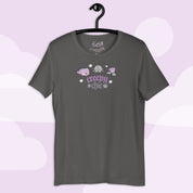 Creepy Chic Gothic Halloween T-Shirt | Kawaii Spooky Aesthetic Tee | Cute Bat & Spider Shirt for Vampies Vault Fans Katnipp character product
