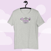 Creepy Chic Gothic Halloween T-Shirt | Kawaii Spooky Aesthetic Tee | Cute Bat & Spider Shirt for Vampies Vault Fans Katnipp character product