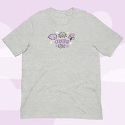 Creepy Chic Gothic Halloween T-Shirt | Kawaii Spooky Aesthetic Tee | Cute Bat & Spider Shirt for Vampies Vault Fans Katnipp character product