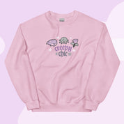 Creepy Chic Kawaii Gothic Halloween Sweater | Spooky Cute Vampies Vault Jumper | Cozy Autumn Aesthetic Katnipp character product