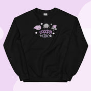 Creepy Chic Kawaii Gothic Halloween Sweater | Spooky Cute Vampies Vault Jumper | Cozy Autumn Aesthetic Katnipp character product