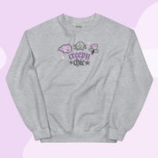 Creepy Chic Kawaii Gothic Halloween Sweater | Spooky Cute Vampies Vault Jumper | Cozy Autumn Aesthetic Katnipp character product